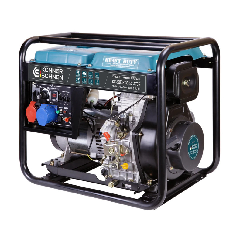 Дизельний генератор Könner & Söhnen KS 8100HDE-1/3 ATSR EURO V з AVR