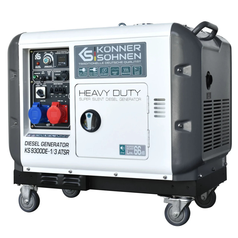 Дизельний генератор Könner & Söhnen KS 9300DE-1/3 ATSR EURO V 13.24 кВт