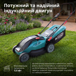 Газонокосарка Könner & Söhnen KS 38LM16-BL 1600 Вт ширина 38 см мульчування Газонокосарка Könner & Söhnen KS 38LM16-BL 1600 Вт ширина 38 см мульчування