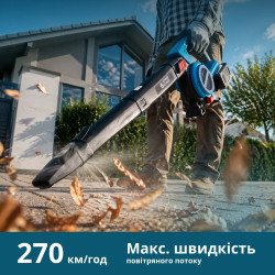 Садовий пилосос-повітродвигун Könner & Söhnen KS LBV-40V 2 в 1 мульчування 270 км/год Садовий пилосос-повітродвигун Könner & Söhnen KS LBV-40V 2 в 1 мульчування 270 км/год