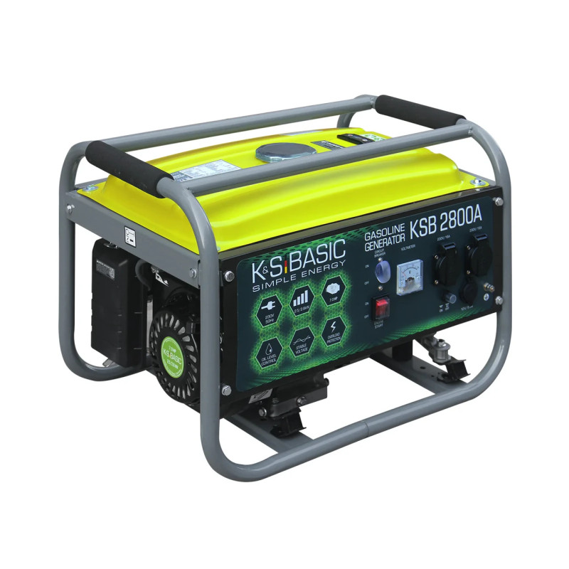 Бензиновий генератор K&S BASIC KSB 2800A 2.5 кВт AVR ручний запуск