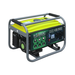 Бензиновий генератор K&S BASIC KSB 2800C 2.5 кВт AVR ручний запуск Бензиновий генератор K&S BASIC KSB 2800C 2.5 кВт AVR ручний запуск