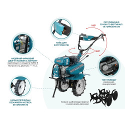 Культиватор Бензиновий KS 7HP-950S потужність 7 к.с. ширина обробки до 108 см Культиватор Бензиновий KS 7HP-950S потужність 7 к.с. ширина обробки до 108 см