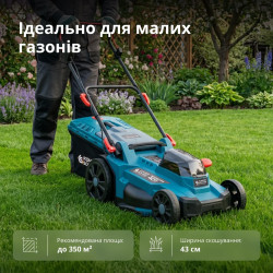 Набір для догляду за газоном KS 43LM-BCT40V-SET газонокосарка тример 20В Набір для догляду за газоном KS 43LM-BCT40V-SET газонокосарка тример 20В