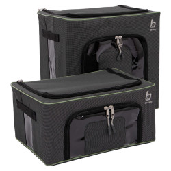 Комплект боксів-органайзерів складаних Bo-Camp Box Set M+L Anthracite (1709280) Комплект боксів-органайзерів складаних Bo-Camp Box Set M+L Anthracite (1709280)