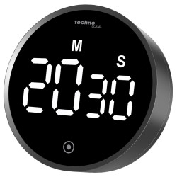 Таймер кухонний Technoline KT600 Magnetic Touchscreen Black (KT600) Таймер кухонний Technoline KT600 Magnetic Touchscreen Black (KT600)