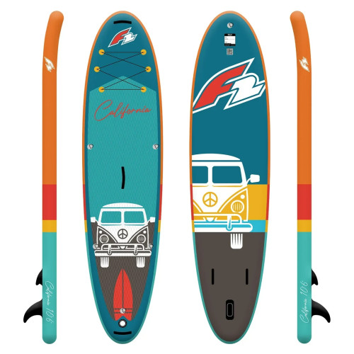 Надувна SUP дошка F2 California HFT 11.6 Turquoise