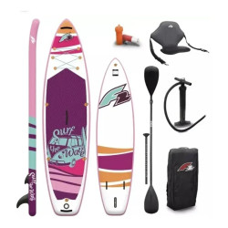 Надувна SUP дошка F2 Surf the Wave Women Limited Edition Set 10.6 Lightpink Надувна SUP дошка F2 Surf the Wave Women Limited Edition Set 10.6 Lightpink
