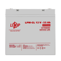 Акумулятор гелевий LPM-GL 12V - 55 Ah Акумулятор гелевий LPM-GL 12V - 55 Ah