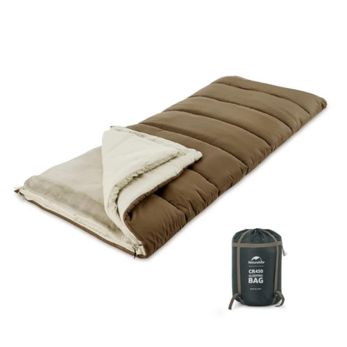Спальний мішок 3 в 1 Naturehike CR450 CNH22SD011, коричневий