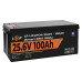 Акумулятор LP LiFePO4 24V (25,6V) - 100 Ah (2560Wh) (Smart BMS 100А) с BT пластик