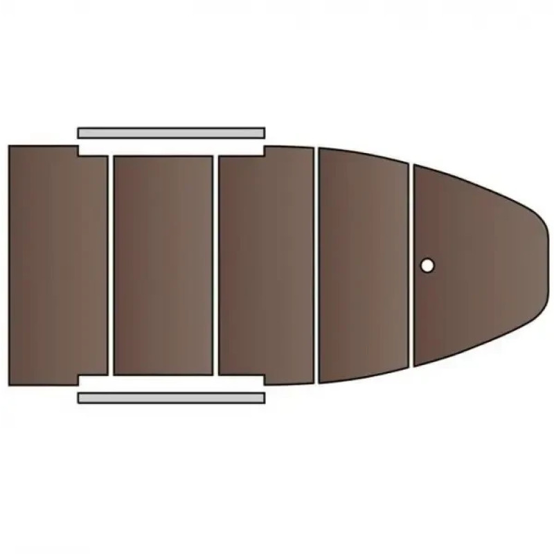 Жорсткий настил Kolibri KM-360D 2645x940 мм фанера 23.8 кг комплект з сумкою та стрингерами