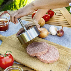 Прес для бургерів нерж. GRILLI 77758 Код: 003924 Прес для бургерів нерж. GRILLI 77758 Код: 003924
