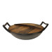Чавунний вок (казан) 35.5*10см з дерев''яною кришкою GRILLI 9637 Код: 009637