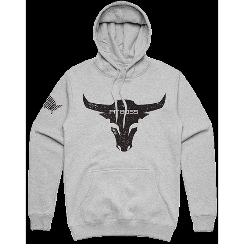 Худі Pit Boss Bull, Grey Heather - чоловіче M 40556 Код: 011636