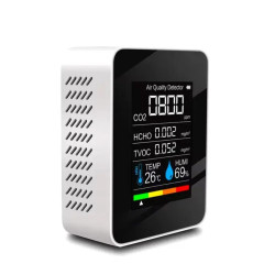 Монітор якості повітря GRILLI 5в1 White 777664 Код: 013477 Монітор якості повітря GRILLI 5в1 White 777664 Код: 013477