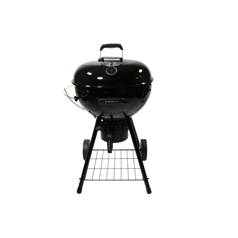 Вугільний гриль Slow and Sear Black Editionl Kettle Grill 57 см + кошик Deluxe SNS-KET-BK Код: 013614