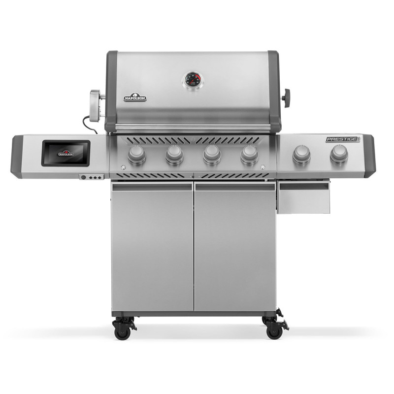 Газовий гриль Napoleon Prestige PRO 500 Connected з бічною конфоркою Sizzle Zone та вертілем нерж сталь PRO500VXRSIBPSS-RC Код: