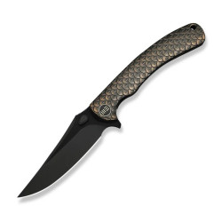 Ніж складаний туристичний Weknife Dracarys, (9.1 см) Böhler M390 / титан 6AL4V бронзовий/чорний Ніж складаний туристичний Weknife Dracarys, (9.1 см) Böhler M390 / титан 6AL4V бронзовий/чорний