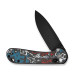 Ніж складаний кишеньковий Civivi Elementum (Crossbar Lock), (7.51 см) CPM S35VN / Nebula FatCarbon Fiber