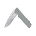 Ніж складаний туристичний SRM Terrier 258L-GK2 (9.3 см) 140Cr , G10 сірий