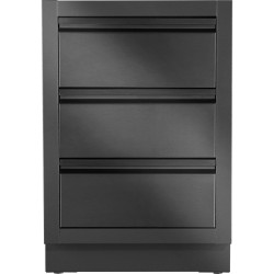 Тумба з 3-ма висувними ящиками 61х61х90 см чорна Oasis Napoleon IM-3DC-MK-1 Код: 014048 Тумба з 3-ма висувними ящиками 61х61х90 см чорна Oasis Napoleon IM-3DC-MK-1 Код: 014048