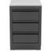Тумба з 3-ма висувними ящиками 61х61х90 см чорна Oasis Napoleon IM-3DC-MK-1 Код: 014048