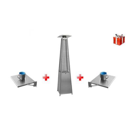 Газовий обігрівач Pyramide нерж. TM GRILLI 77577 Код: 008239