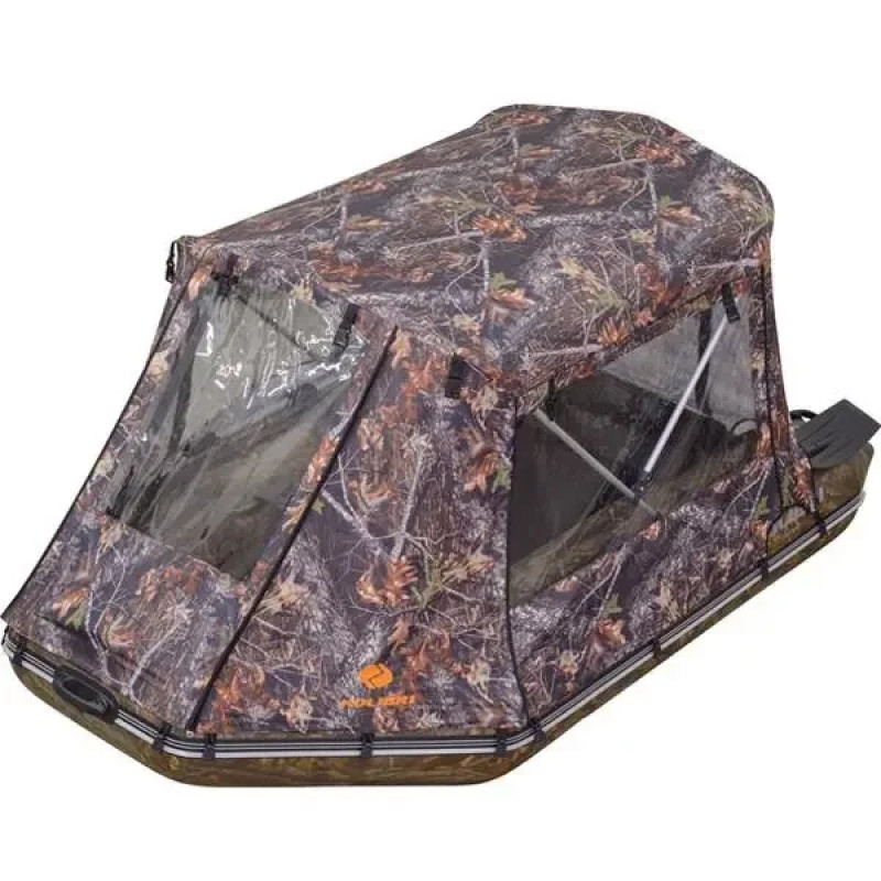 Тент-палатка Kolibri KM-280DL водонепроникна з дюралюмінієвим каркасом компактна для надувних човнів