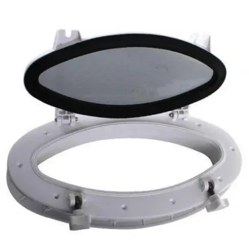 Люк ілюмінатор Seaflo SFPP1-03 410×220 мм загартоване скло 4 мм UV-захист для човнів і яхт