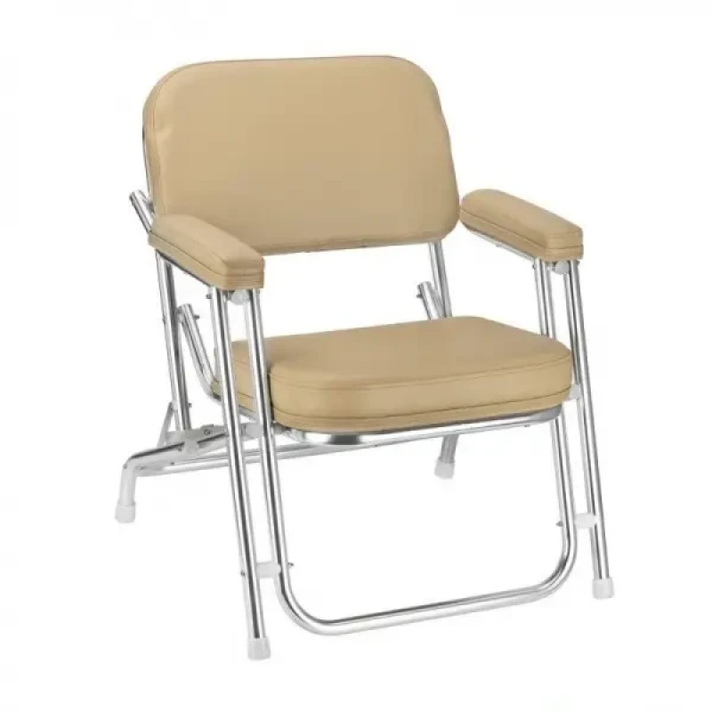 Складний стілець Newstar Aluminum Folding Chair 75147S алюмінієвий легкий пісочний для пікніка та туризму