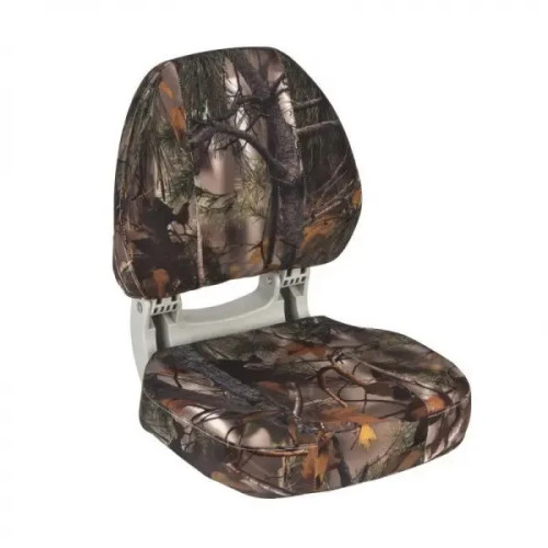 Сидіння суднове Newstar Pro Anger Ergonomic складне 460х430 мм камуфляж Camouflage-81 поліестер нове