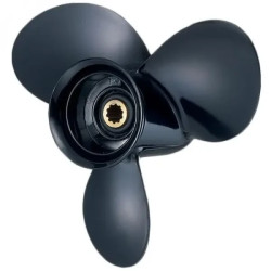 Гвинт для човнового мотора Suzuki 9.9-15 к.с S-15 9-1/4x10 DF алюмінієвий Pana-Silver 3 лопаті правий оберт крок 10 дюймів Гвинт для човнового мотора Suzuki 9.9-15 к.с S-15 9-1/4x10 DF алюмінієвий Pana-Silver 3 лопаті правий оберт крок 10 дюймів
