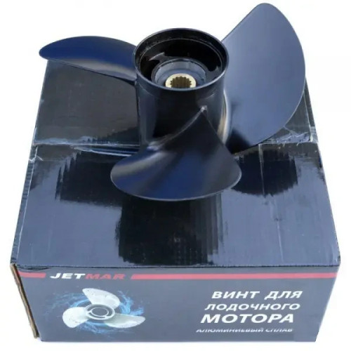 Гвинт для човнового мотора Suzuki 20-30 HP 10-1/4x11 алюмінієвий Jetmar 3 лопаті праве обертання 58100-96420-019