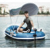 Надувна гребна лодка Aqua-Marina Classic BT-88892 з електромотором T18 нова без тенту для риболовлі та відпочинку