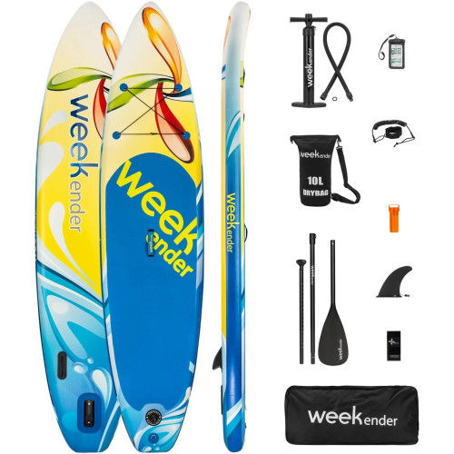 Надувна SUP дошка Weekender Week SUP1 335 x 81 x 15 см нова для активного відпочинку з високою міцністю