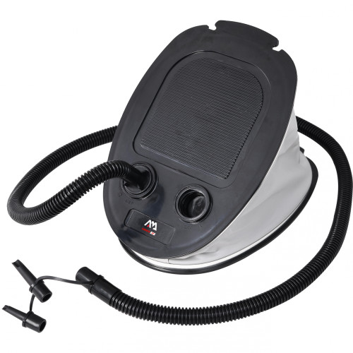 Насос ножний Aqua Marina Areo III 11″ Foot Pump об'єм 5 л подовжений шланг реверсивний клапан два перехідника