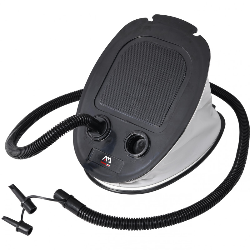Насос ножний Aqua Marina Areo III 11″ Foot Pump об'єм 5 л подовжений шланг реверсивний клапан два перехідника