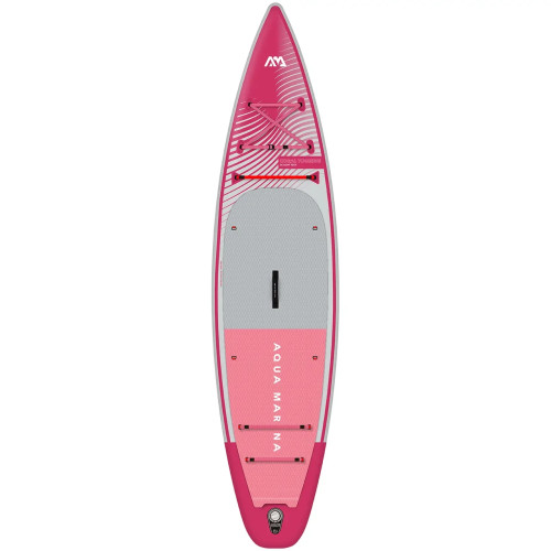 Надувна доска Aqua Marina Coral Raspberry Touring 11.6 iSUP BT-23CTPR для турингу довжина 350 см ширина 79 см