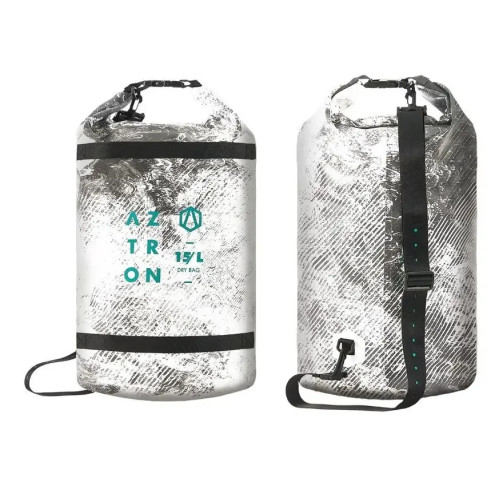 Сумка для сап-дошки Aztron DRY BAG 15L AC-BD015 водонепроникна біла з регульованим ременем зварні шви 30х57 см