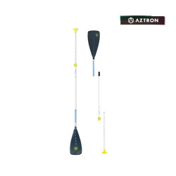 Весло AZTRON AC-P050 NEO Junior Фібраглас 3-секційне легке для дітей для кайтингу та зимових водних видів спорту Весло AZTRON AC-P050 NEO Junior Фібраглас 3-секційне легке для дітей для кайтингу та зимових водних видів спорту