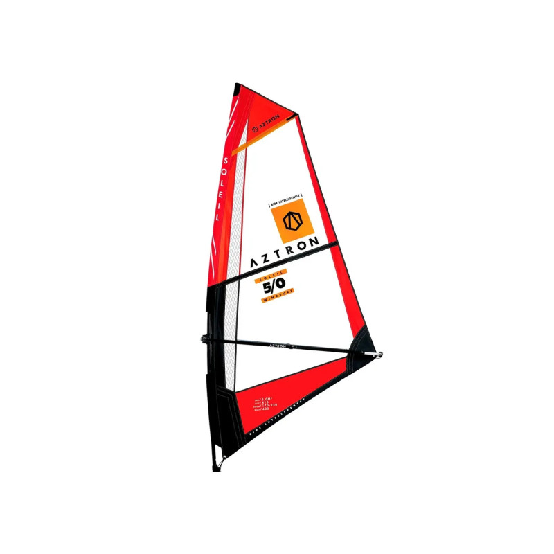 Парус Aztron WIND SURF 5.0 (AR-500) 5 м² легкий міцний 4 секції дакрон ПВХ для віндсерфінгу