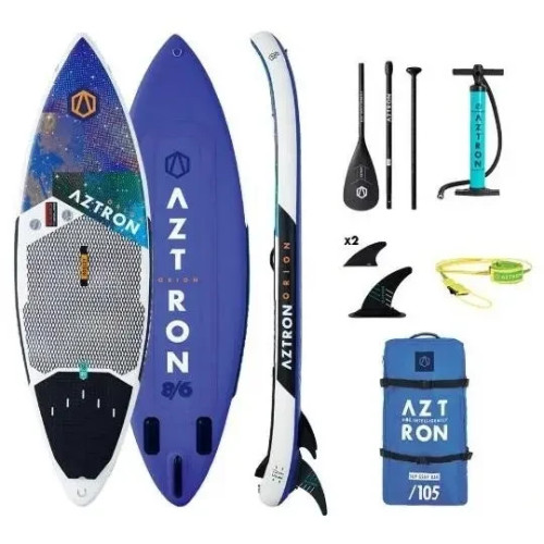 Надувна SUP дошка Aztron Orion 8.6 AS-505D для серфінгу та йоги 259x74x12 см 170 л товщина 12 см нова