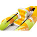 Надувний каяк Betta Leisure Kayak BE-412 для 2 осіб біло-зелено-оранжевий вага 13.5 кг довжина 412 см