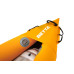 Надувний каяк Betta Leisure Kayak BE-412 для 2 осіб біло-зелено-оранжевий вага 13.5 кг довжина 412 см