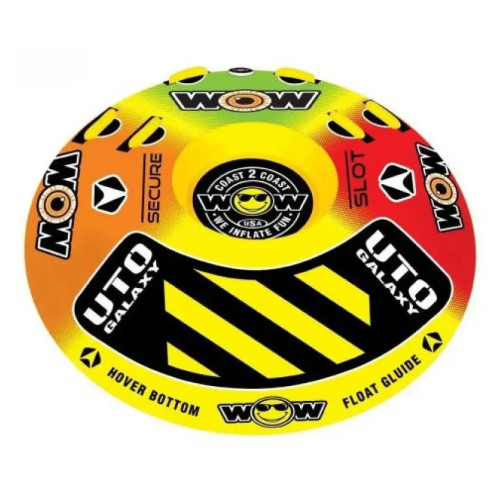 Буксируемий атракціон плюшка WOW Uto Galaxy 1-2P 152 см до 154 кг з EVA ПВХ HOVER BOTTOM для катера гідроцикла