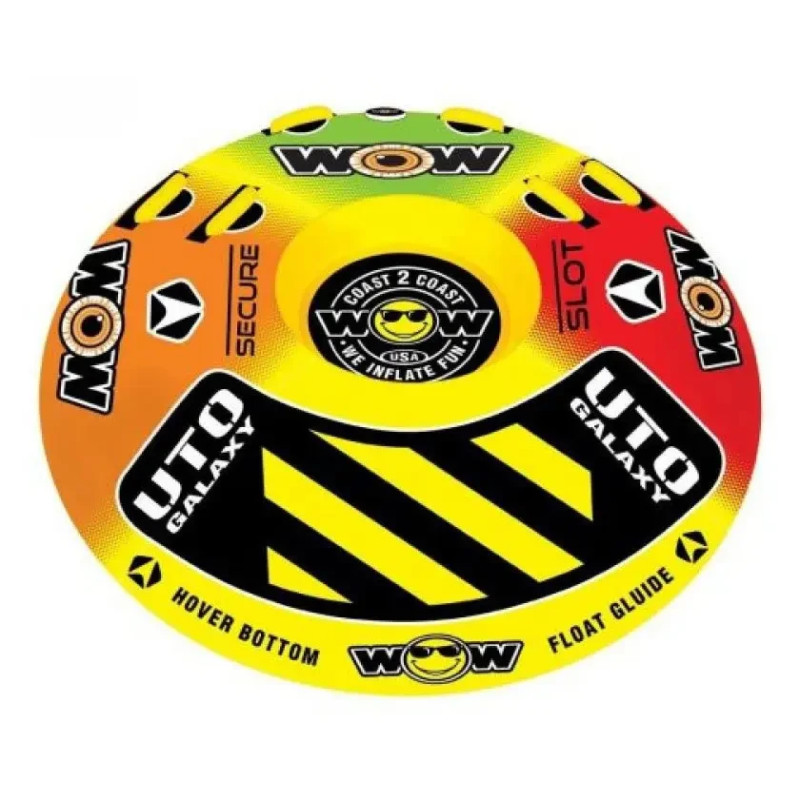 Буксируемий атракціон плюшка WOW Uto Galaxy 1-2P 152 см до 154 кг з EVA ПВХ HOVER BOTTOM для катера гідроцикла