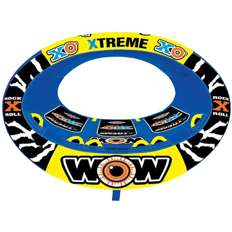 Буксируемий атракціон плюшка WOW XO Extreme 3Р 214см для 3 гонщиків нейлон ПВХ висота 163см