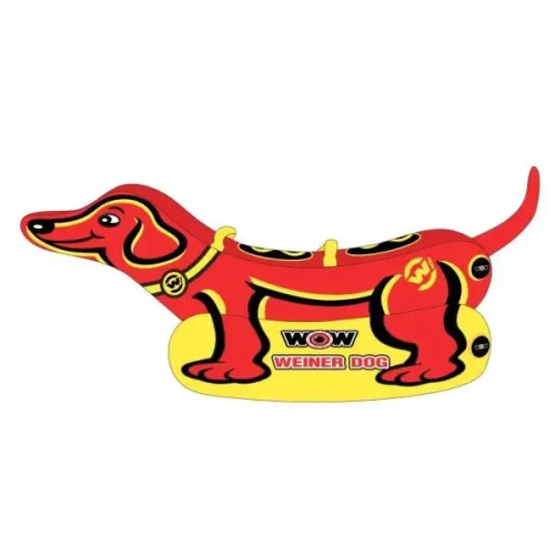 Буксируемий атракціон WOW Weiner Dog 2 Towable 234x129 см для 1-2 райдерів вантажопідйомність 154 кг ПВХ