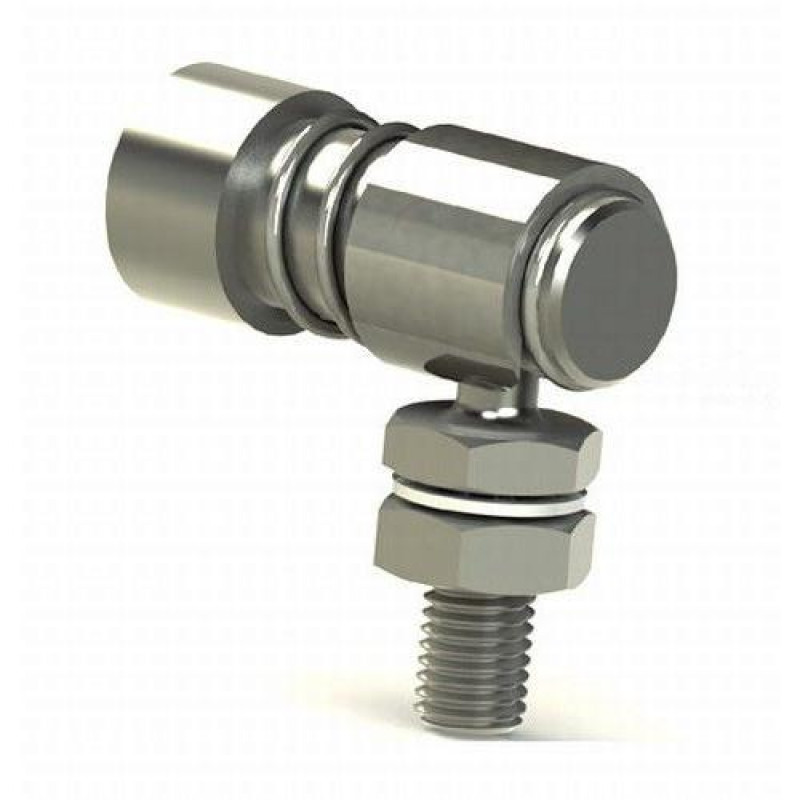 Адаптер 1/4-28 BALL JOINT 3300C Нержавіюча сталь для човна і катера довжина троса 10-12 футів пластиковий корпус